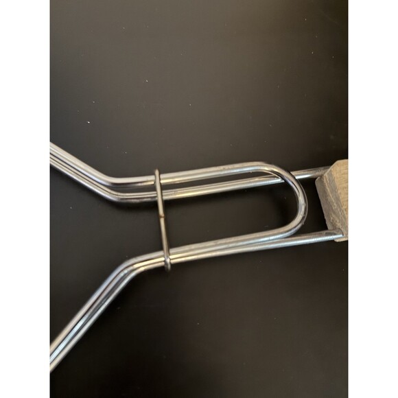 2Pcs Barbecue rack Long Handle Grill Basket BBQ Rack Meat Burger Fish Stand Mesh - Picture 7 of 7